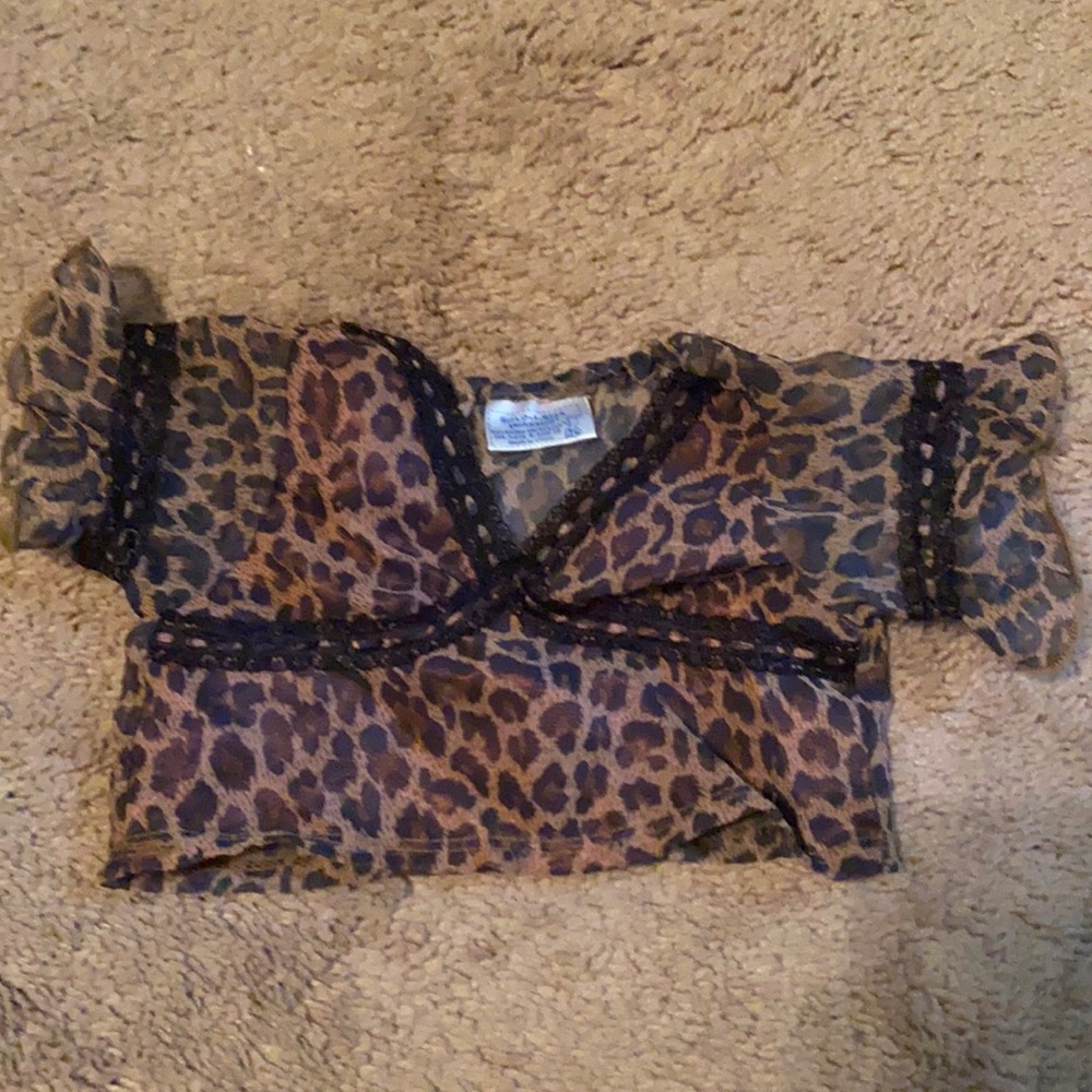 Build a Bear Leopard Top